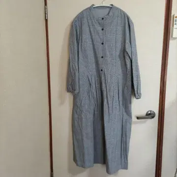 펠리시모 리브인컴포트 글렌체크 맥시 원피스