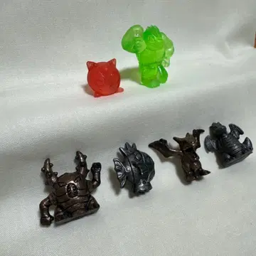 [당시물] 포켓몬 메탈 컬렉션 4개 + 덤 2개