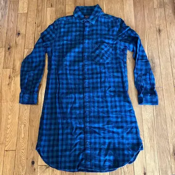 GOWEST 긴팔 체크 원피스