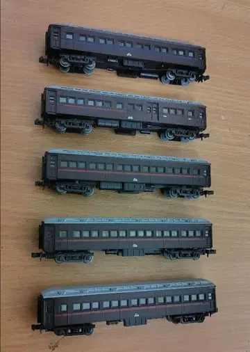 N 게이지 kato 철도 모형 5량 세트 중고