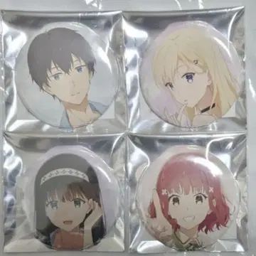 의매생활 트레이딩 캔뱃지 A 4캐릭터 세트