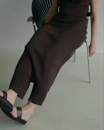 anuke Mixknit 스커트 팬츠