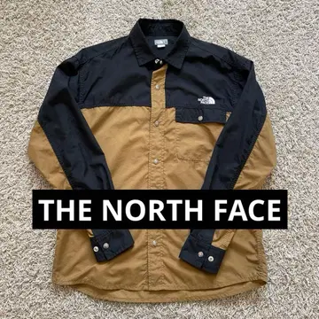 THE NORTH FACE 눕시 셔츠 S 사이즈 블랙/베이지