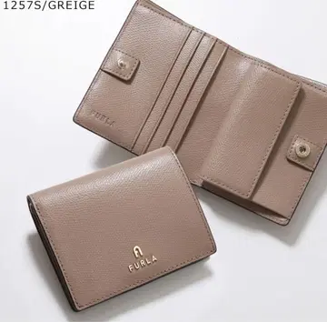 FURLA 접이식 지갑 그레이지