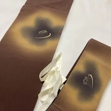 투피스 오비 크레이프 원단 순수 실크 동백