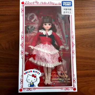 새상품 리카짱 사진 리카 헬로키티 50주년