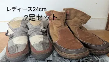 인디언 여성용 24cm 부츠 2족 세트