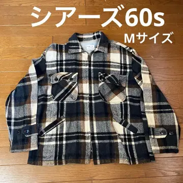 시어스 울 자켓 60년대 탈론 지퍼