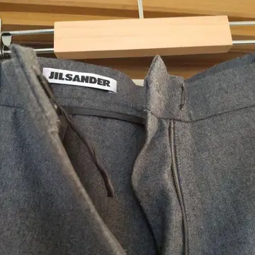 질 샌더 그레이 슬랙스