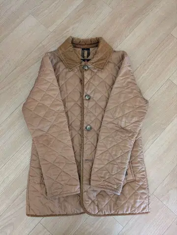 Lavenham 퀼팅 코트 베이지