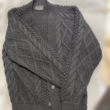 미스터 준코 (코시노 준코) 케이블 니트 가디건 블랙