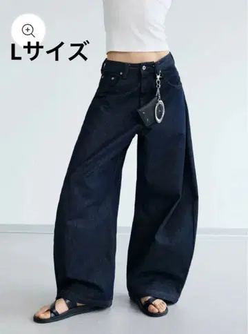 [ Peoplesense ] 다크 블루 롤 데님 [ L 사이즈 ]