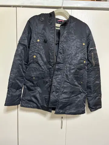 Tommy girl 토미걸 퍼 후드 블랙 아우터