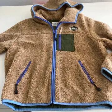 CANDY STRIPPER 플리스 자켓 베이지