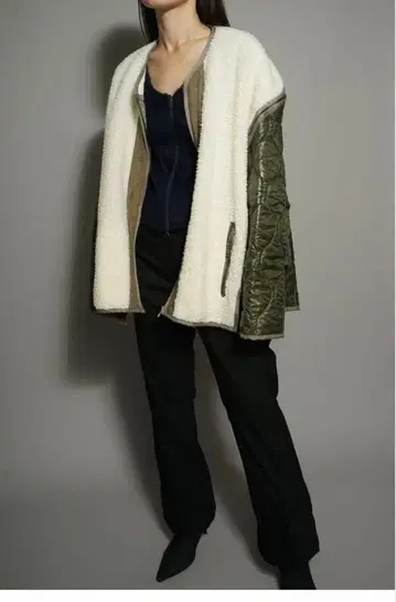 HELK 지퍼 보아 자켓