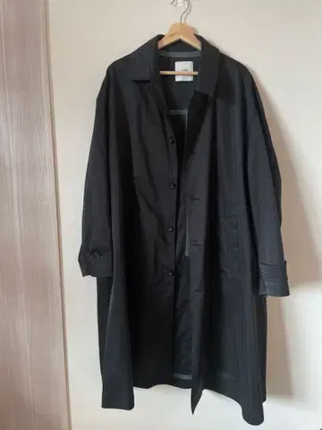 CLANE HOMME 블랙 트렌치코트