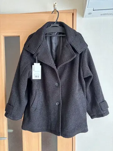 미들 기장 오버 사이즈 코트