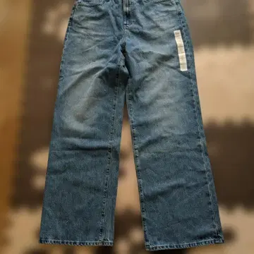 UNIQLO 와이드 스트레이트 청바지 허리 27