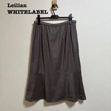 새상품급 레리안 화이트 라벨 울 혼방 플레어 스커트 WHITE LABEL