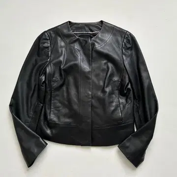 바나나리퍼블릭 가죽 자켓 블랙 S 천연 가죽 라이더스