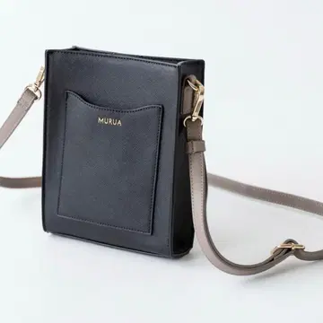 MURUA 숄더백 블랙 가죽