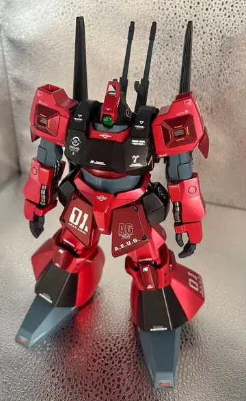 MG 릭 디아스 (콰트로 바지나 컬러) 완성품 (LED 일루미네이션)