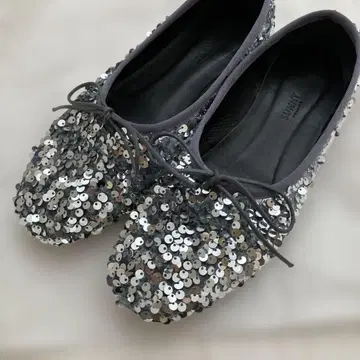 SUNNY 스팽글 플랫슈즈