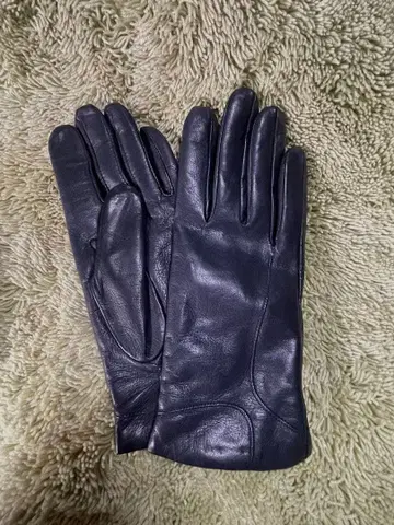 천연 가죽 블랙 장갑 사이즈 7