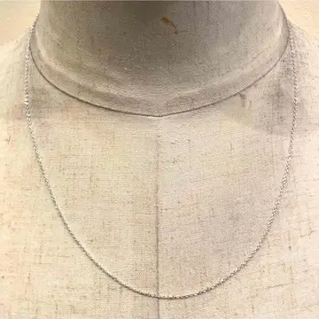 SILVER925 OVAL CHAIN NECKLACE/실버/목걸이