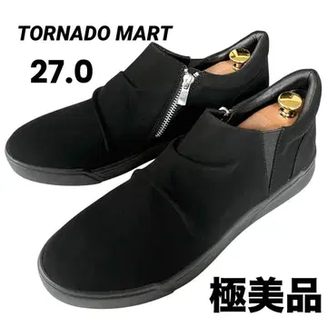 [ 새상품급 ] 토네이도 마트 슬립온 사이드 지퍼 드레이프 블랙 1