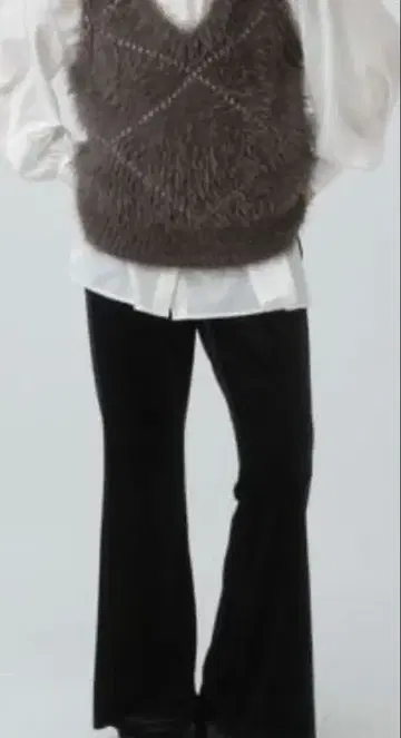 이지 벨로아 팬츠 렙심 tall 블랙 새상품급 플레어