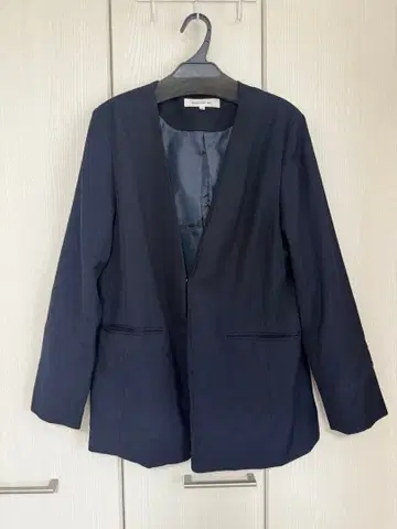 노카라 자켓 네이비