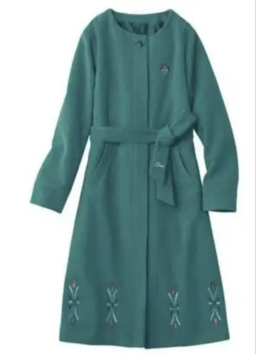 자수 장식 프린세스 라인 코트 겨울왕국 벨메종 코트 안나 대관식