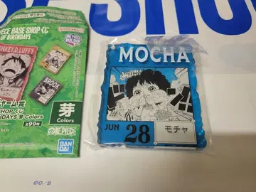 원피스 베이스샵 복권 아크릴 블록 모차