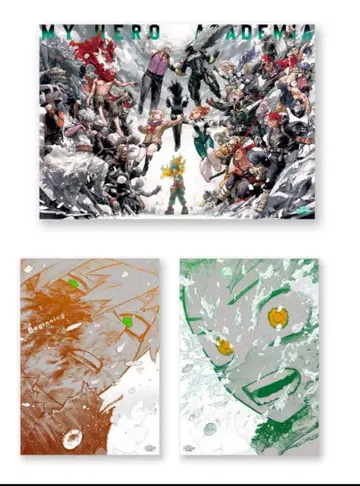 히로아카 나의 히어로 아카데미아 원화전 아트 포스터