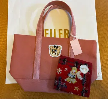 페이러 올드 테디 와펜 토트백 소 안쥬 미뇽 손수건 새상품