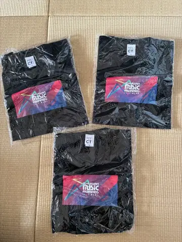 MAMA 2017 T셔츠 3장 세트 블랙