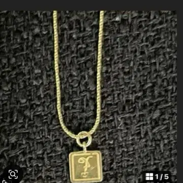 SeaRoomynn 골드 플레이트 목걸이