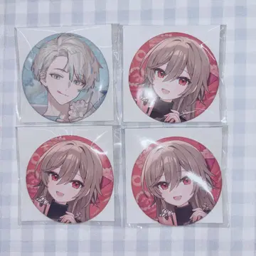 니지산지 Sweet Floaties 히바치 마나 렌 캔뱃지