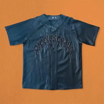 가죽 [ 베이스볼 셔츠 ] dig your own grave