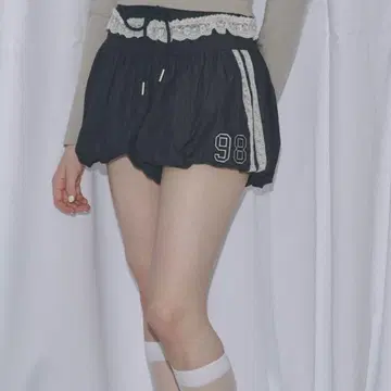 네이비 레이스 숏팬츠 98
