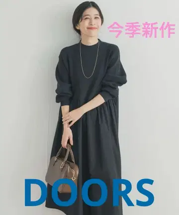 어반 리서치 도어즈 니트 도킹 원피스 이번 시즌 신상 블랙