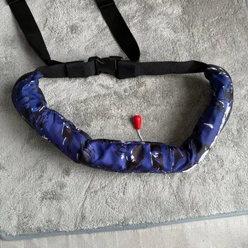 89TERA 구명 조끼 파란색 카모플라쥬