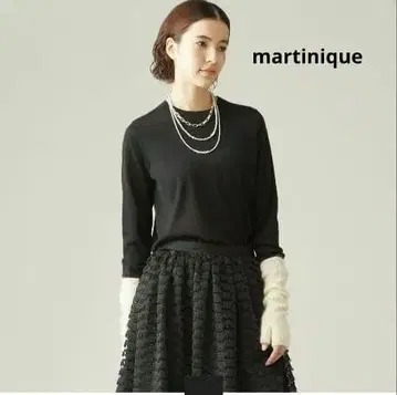 martinique 2023AW 파인 메리노 풀오버 블랙