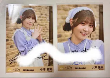 니아 조이 브로마이드 친필 오자와 마나미