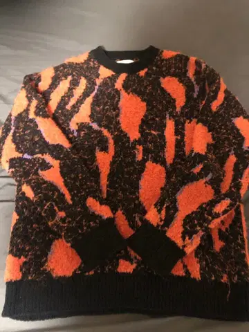 ZARA 애니멀 프린트 니트 스웨터 M