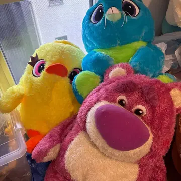 토이스토리 랏소 봉제 인형 큰 사이즈 핑크