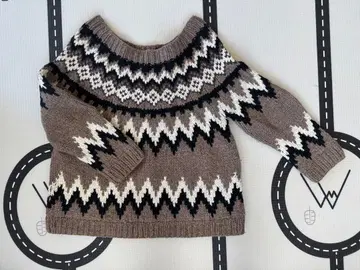 SLOBE IENA 슬로브 이에나 노르딕 울 니트 오프숄