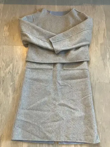 그레이 울 혼방 셋업 (리버서블)