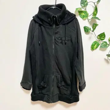 긴팔 자켓 후드티 플러스 사이즈 루즈핏